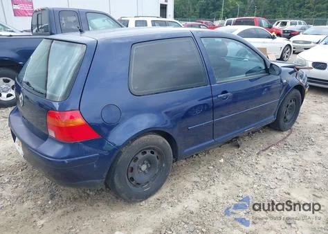 2001 Volkswagen Golf Gl из США, поврежденный, VIN WVWBS21J81W071208
